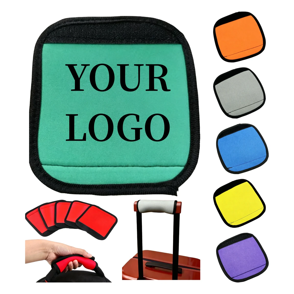 Luggage Handle Sleeve Neoprene Protector 1