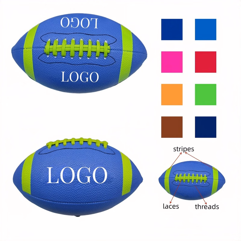 Custom #3/#6/#9 Synthetic PU American Football-