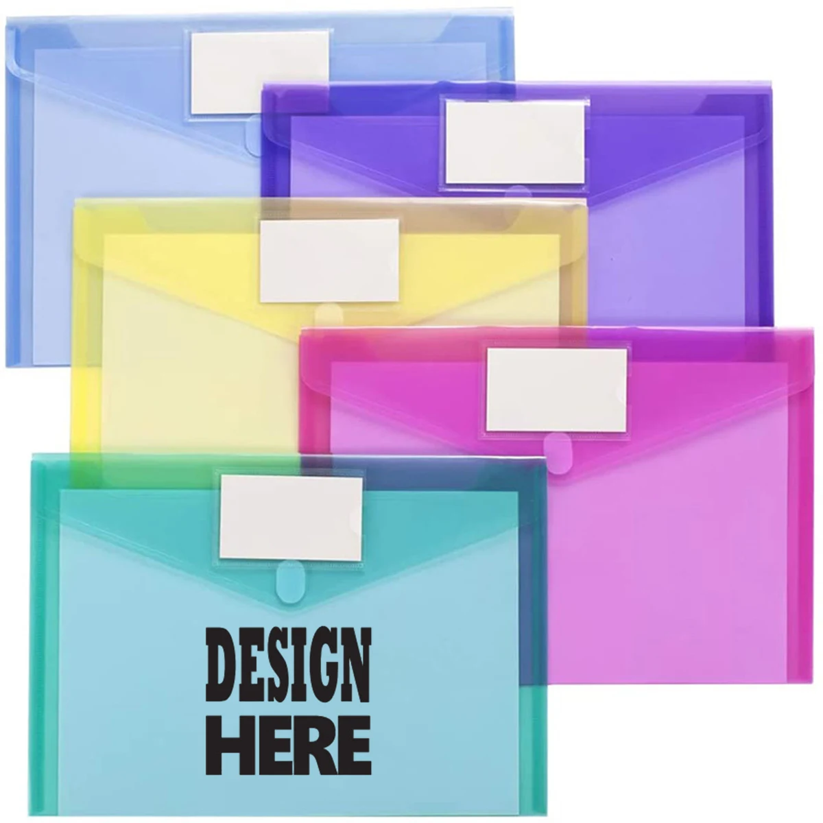 A4 PVC Multi-Color Waterproof Document Pouch 1