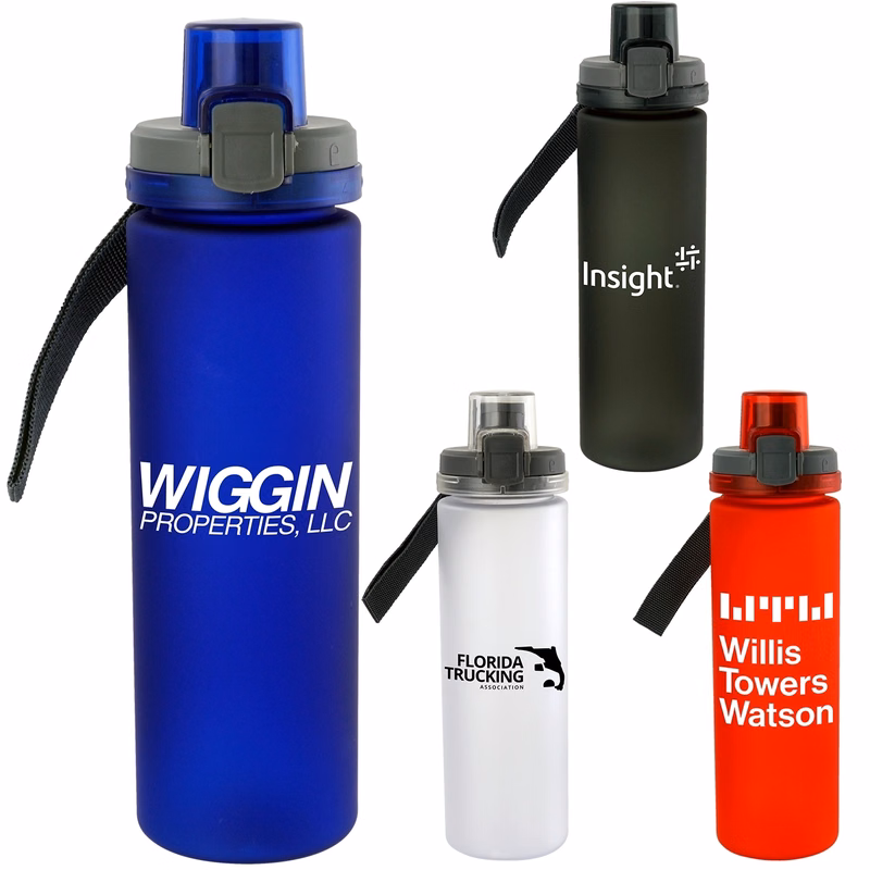 LOCKING LID 24OZ FROSTED BOTTLE