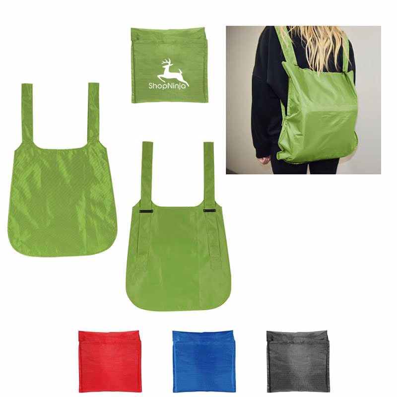 Convertible Ripstop Tote Bag Backpack