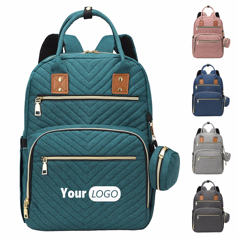 Nylon Cloth Convenient Diaper Bag And Backpack For Going Out
