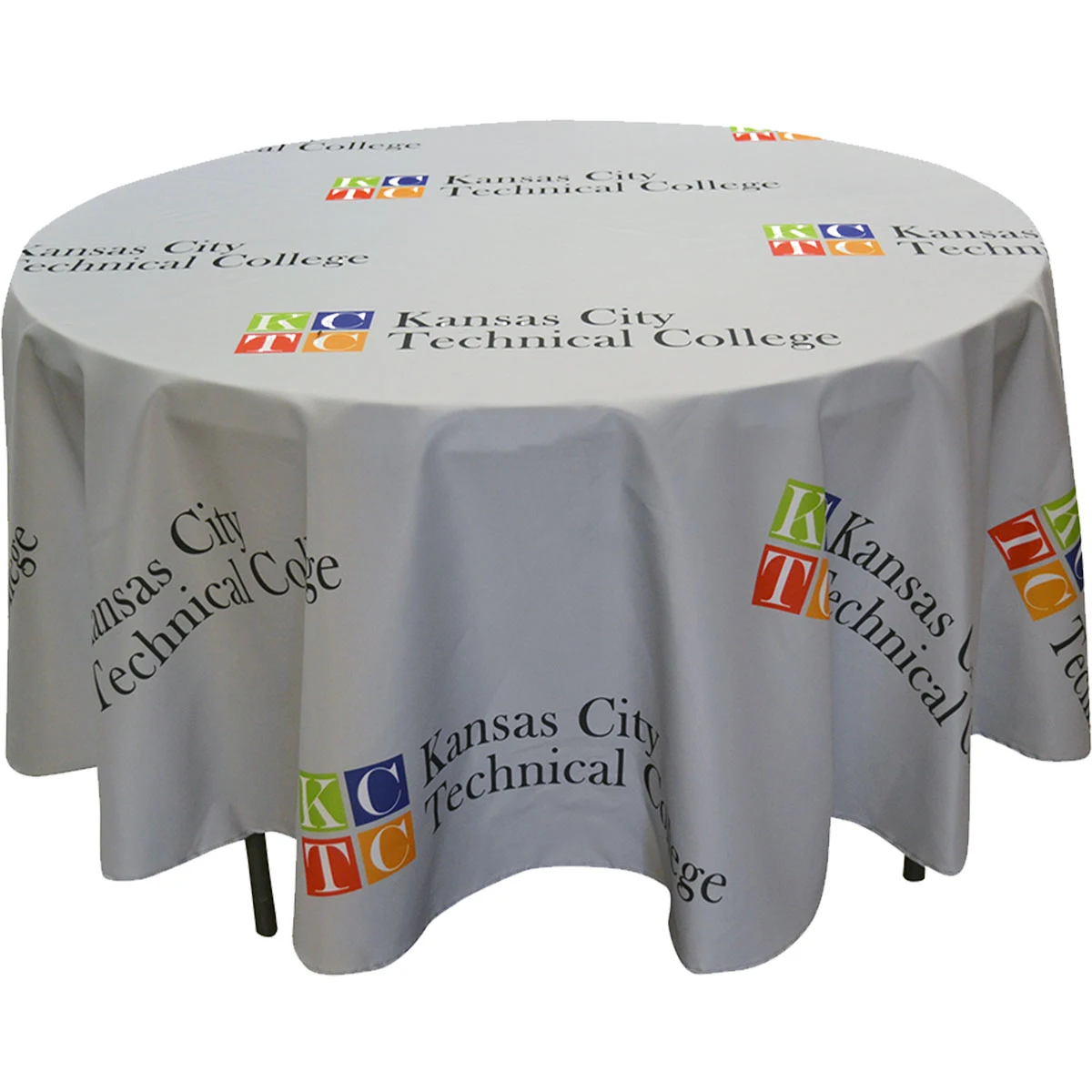 Full Color Round Table Covers for 4' Diameter Tables 1