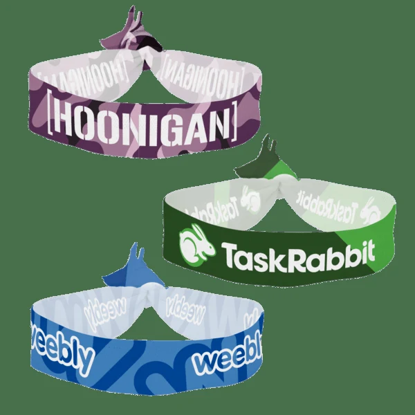 3/4" Dye-Sublimated Fold Over Elastic Hair Tie 1