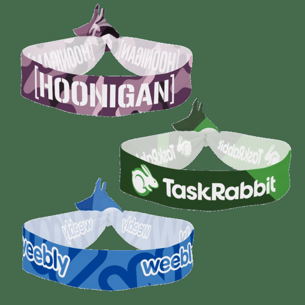 3/4" Dye-Sublimated Fold Over Elastic Hair Tie
