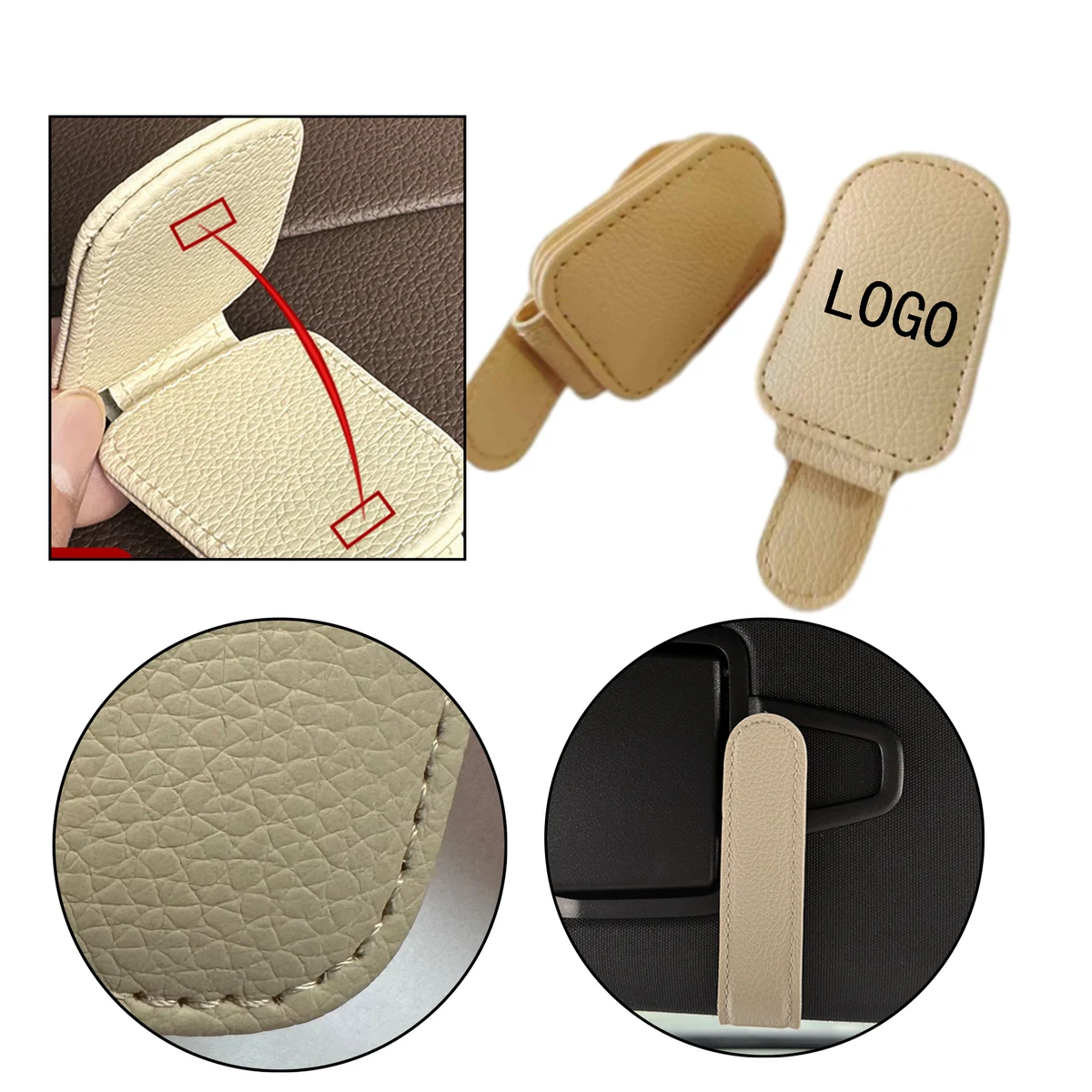 Car Visor Sunglasses Holder 1