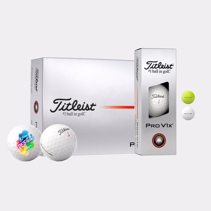 Titleist Pro V1x Golf Balls with Custom Imprints