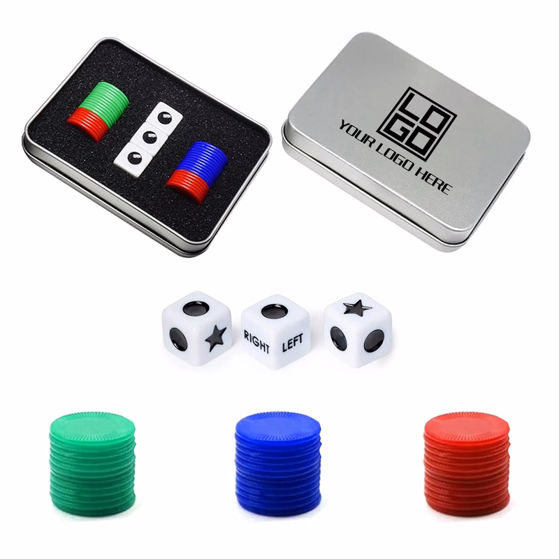 Right Left Center Dice Game Set MOQ10pcs