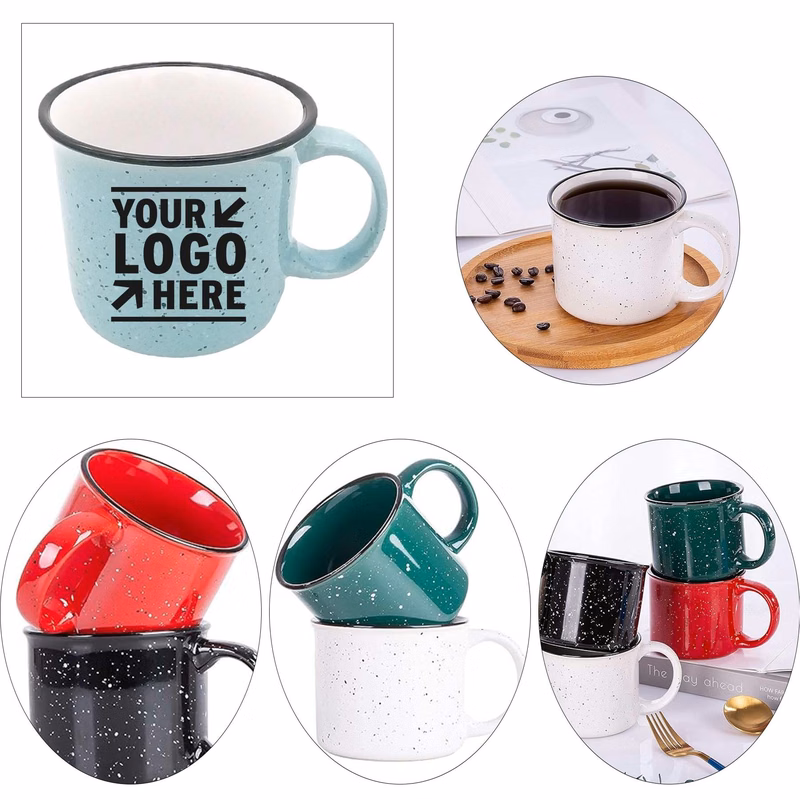 14 Ounce Ceramic Speckled Campfire Tea Coffee Mug