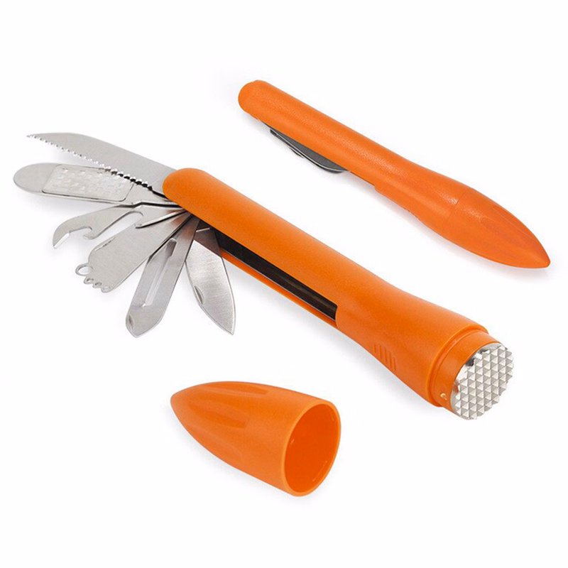 9 in 1 Stainless Steel Multifunctional Kitchen Tool Knife