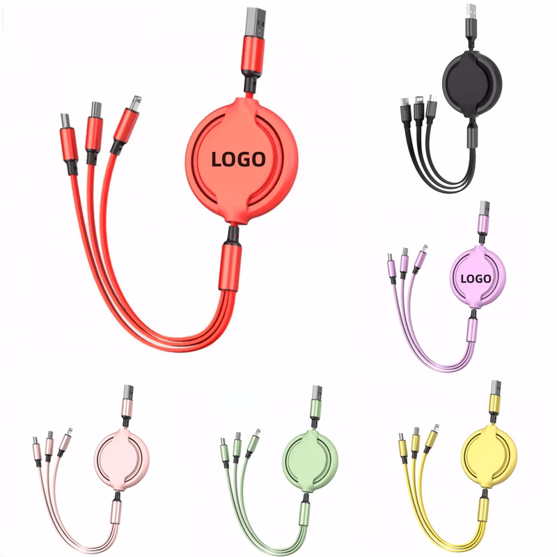 Universal 3 in 1 Multi Charging USB Cable Adapter