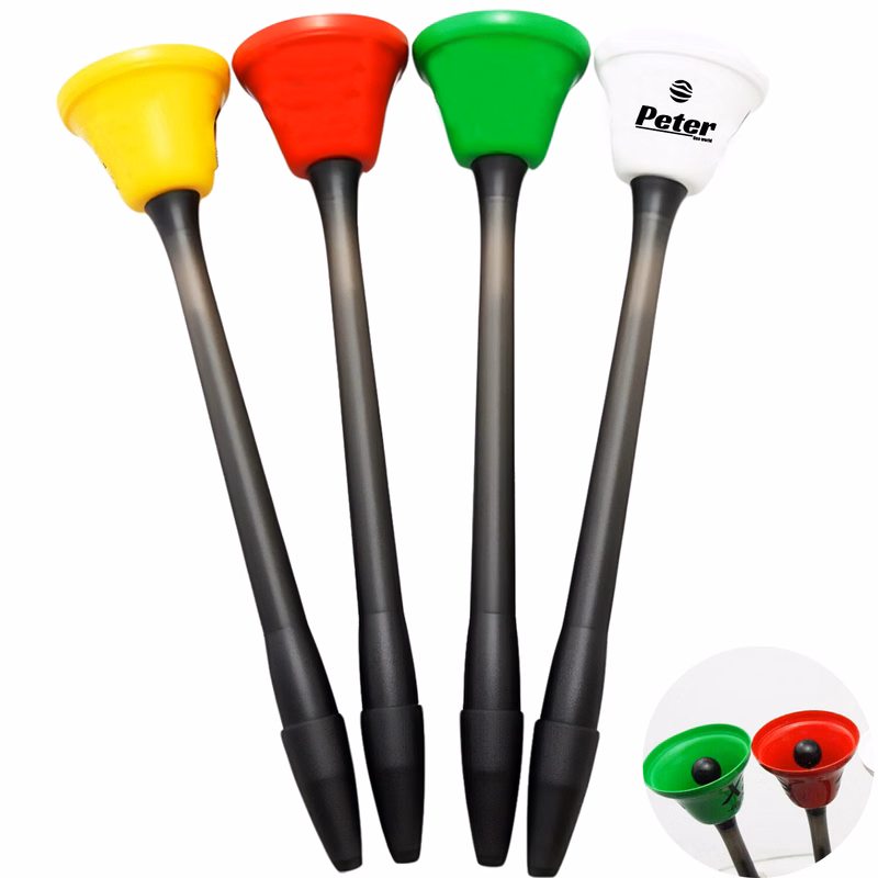 Plastic Novelty Ballpoint Bell Pen