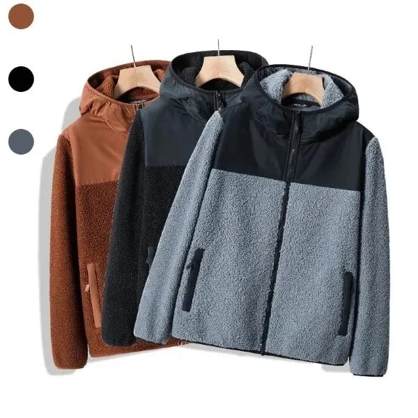 Customized Two Tone Fleece Jacket 1