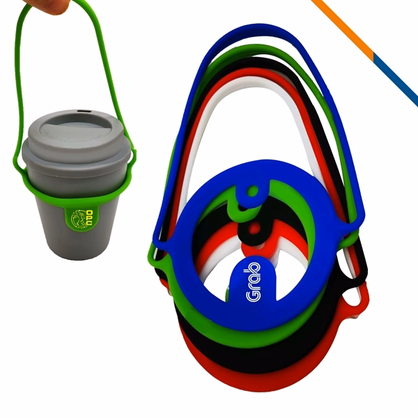 Silicone Cup Strap for Commutes, Fitness and Travel
