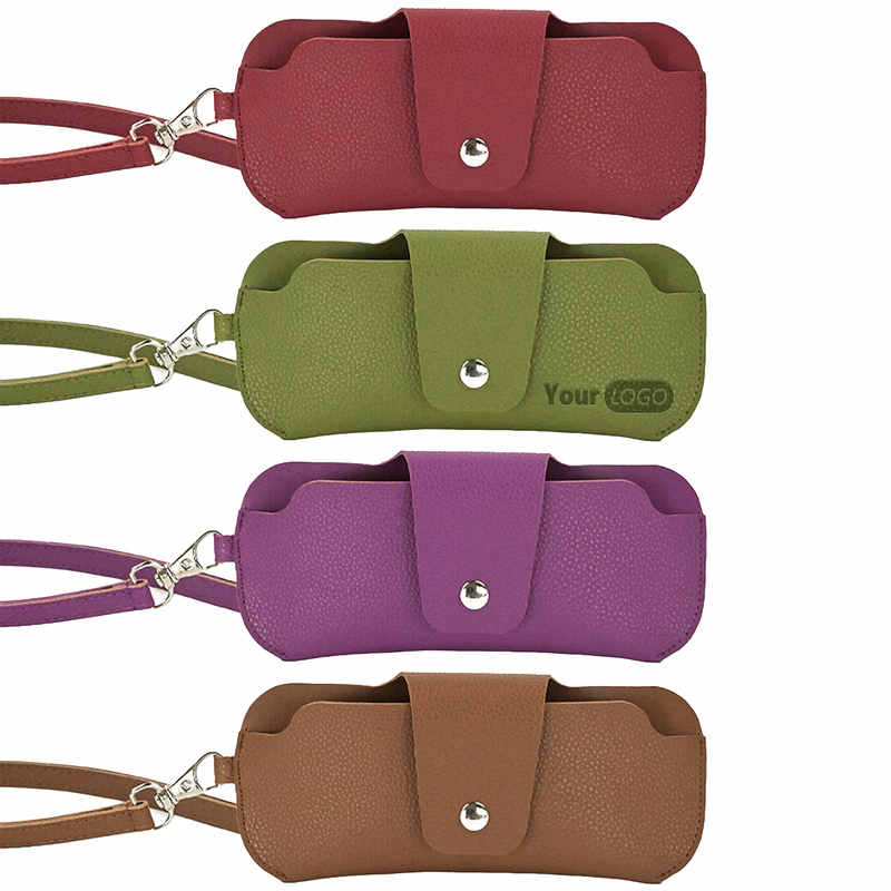 Pvc Portable Leather Mirror Clip Hanging Neck