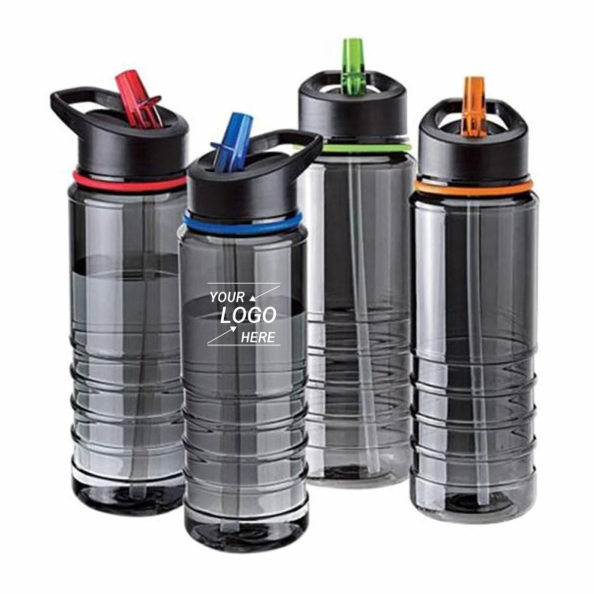 25 oz Tritan Water Bottle with Straw and Gripper 1