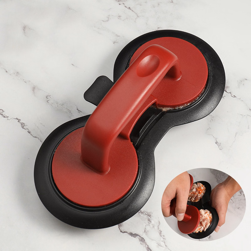 ABS double hole hamburger pressure