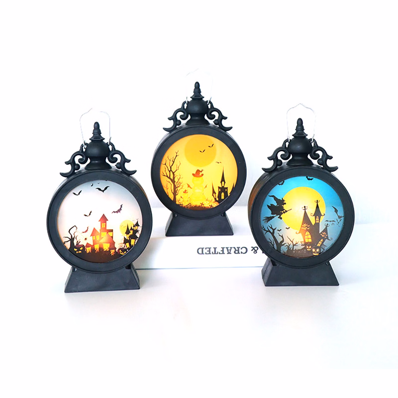 LED Halloween Electronic Candle Lantern