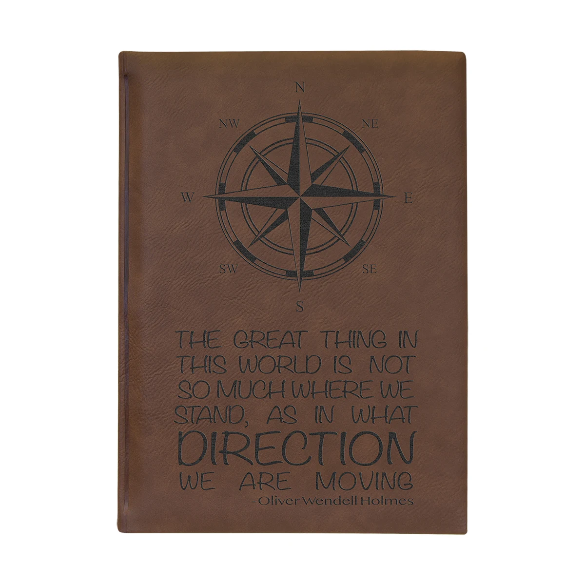 7" x 9" Dark Brown Leatherette Sketch Book 1