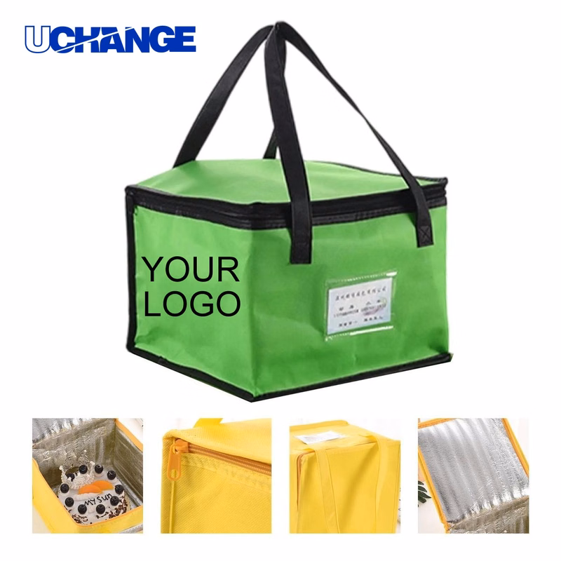 Insulated Lunch Bag Cooler 11 x 11 x 7.1 Inches with Front Pocket