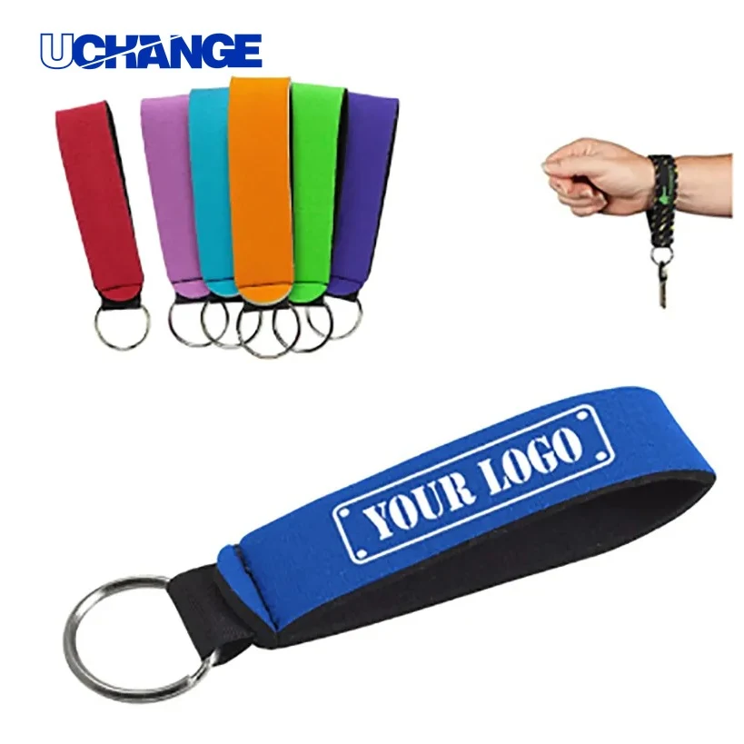 Neoprene Keychain Wrist Strap Soft Loop for Secure Carry 1