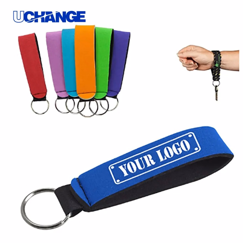 Neoprene Keychain Wrist Strap Soft Loop for Secure Carry