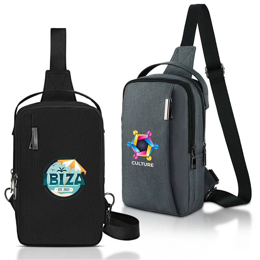Business Crossbody Sling Backpack ( 10" X 6" X 2.5" ) 1