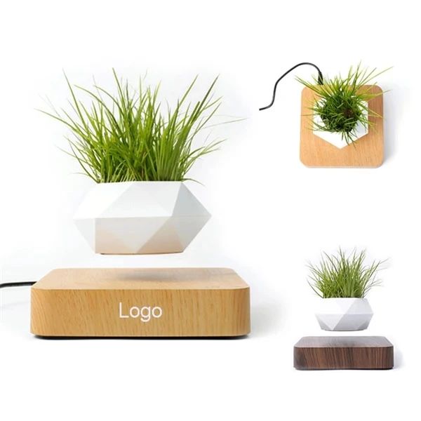 Magnetic Suspension Plant Pot Levitating Decor 1