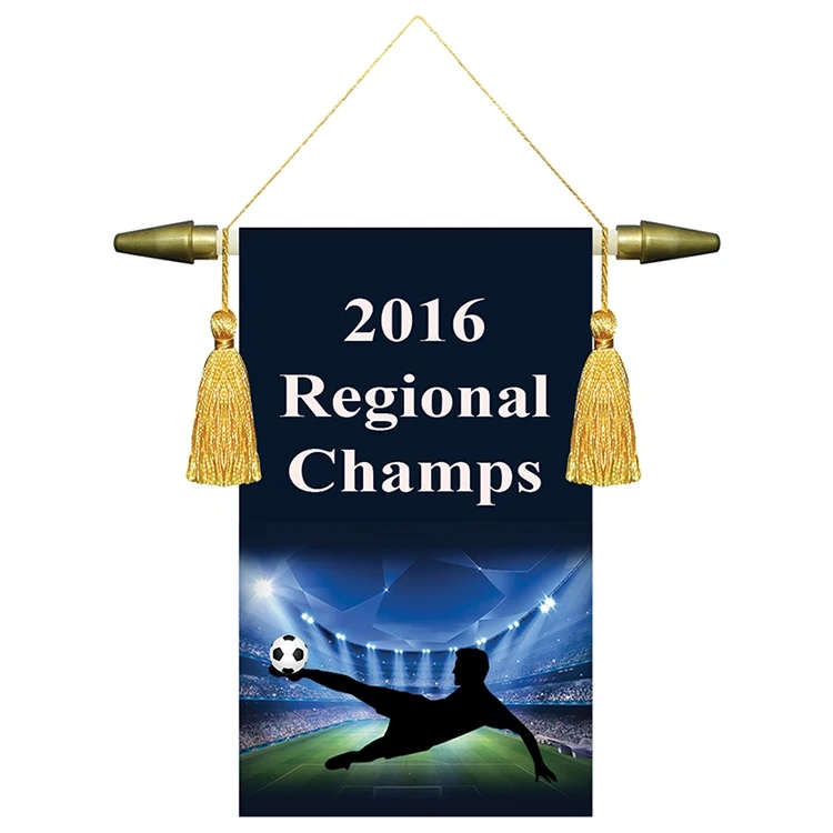 6" x 9" Podium Banner, Straight Cut/ No Fringe 1
