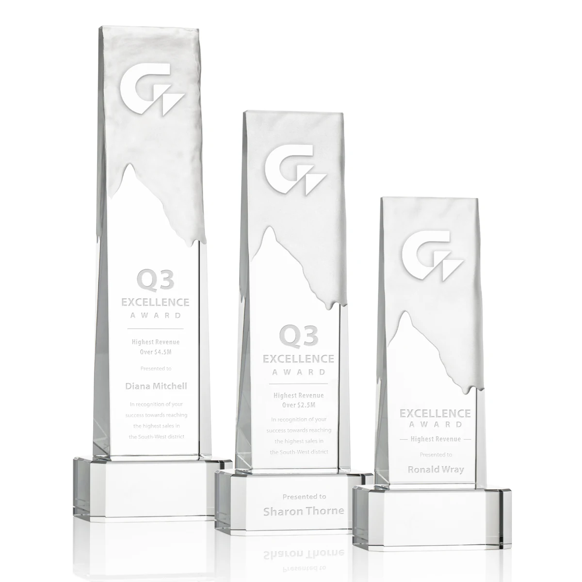 Rushmore Award on Base - Clear 1