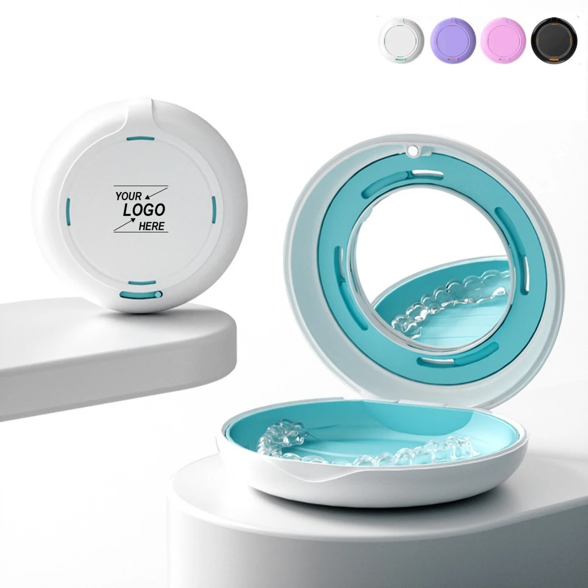 Travel Retainer Case with Mirror 1