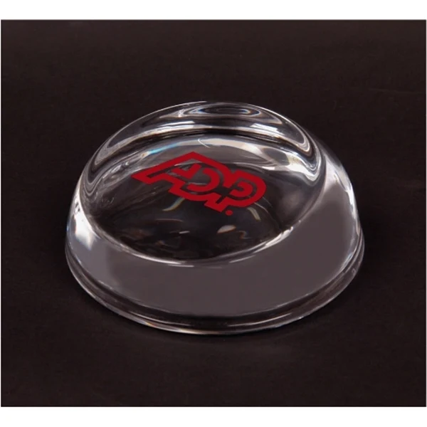 Slant Top Crystal Paper Weight 1