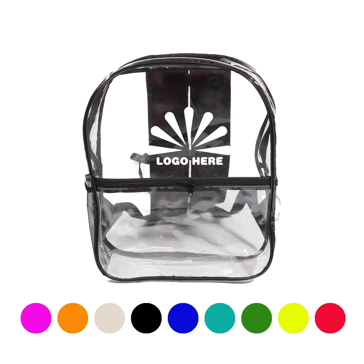 Customizable Logo Transparent Safety Backpack 1