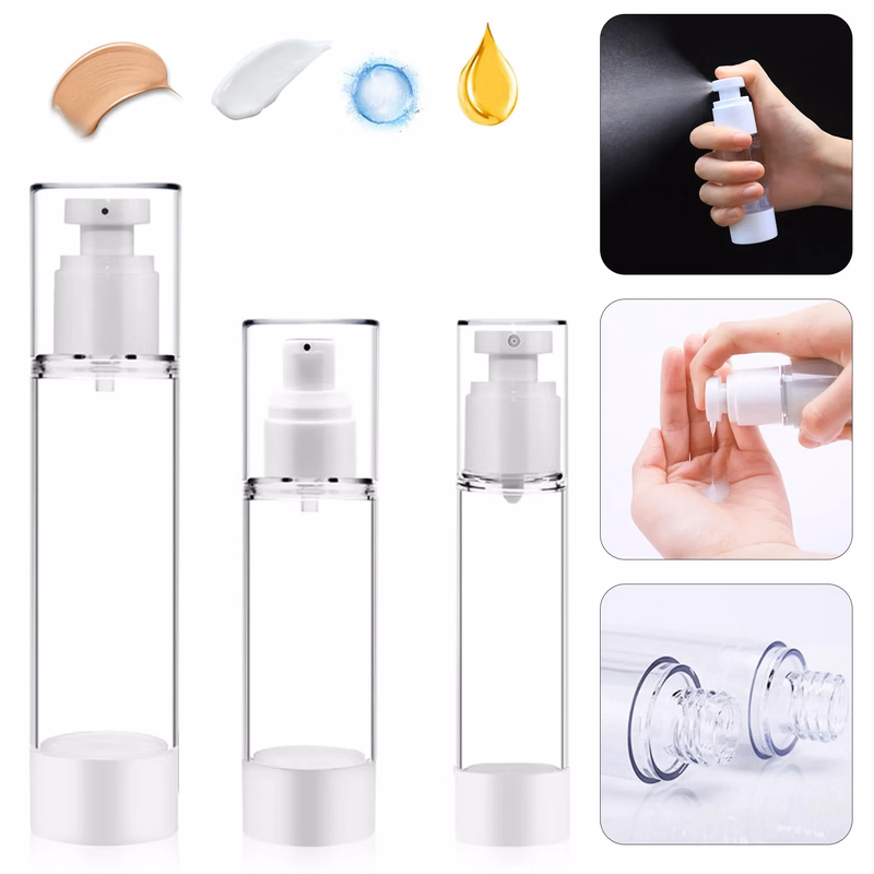 Vacuum Plastic Lotion Dispenser Bottles