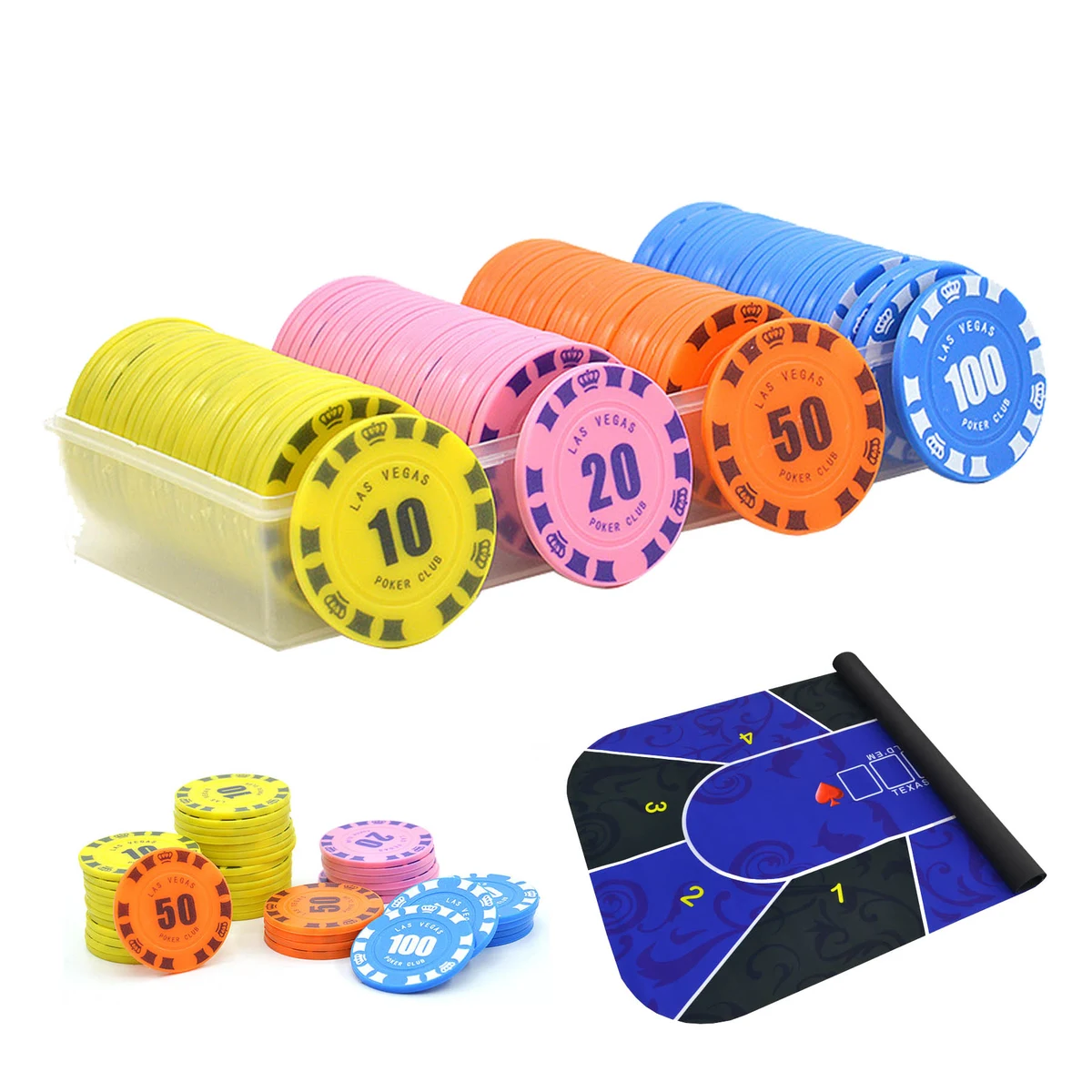 Poker Chips Set-100PCS 1