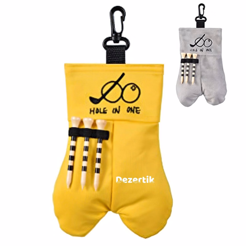 Mini Microfiber Golf Ball Pouch Bag