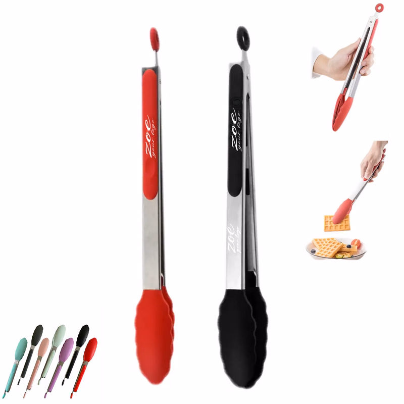 Thickened Silicone Stainless Steel Food Clips