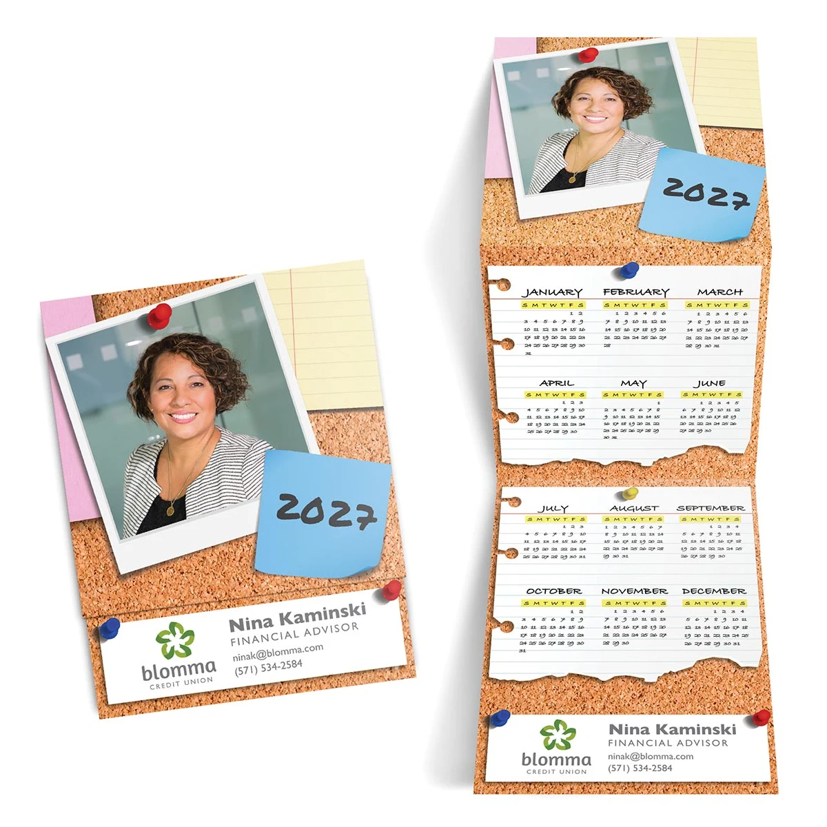 Custom Photo Trifold Calendar 1