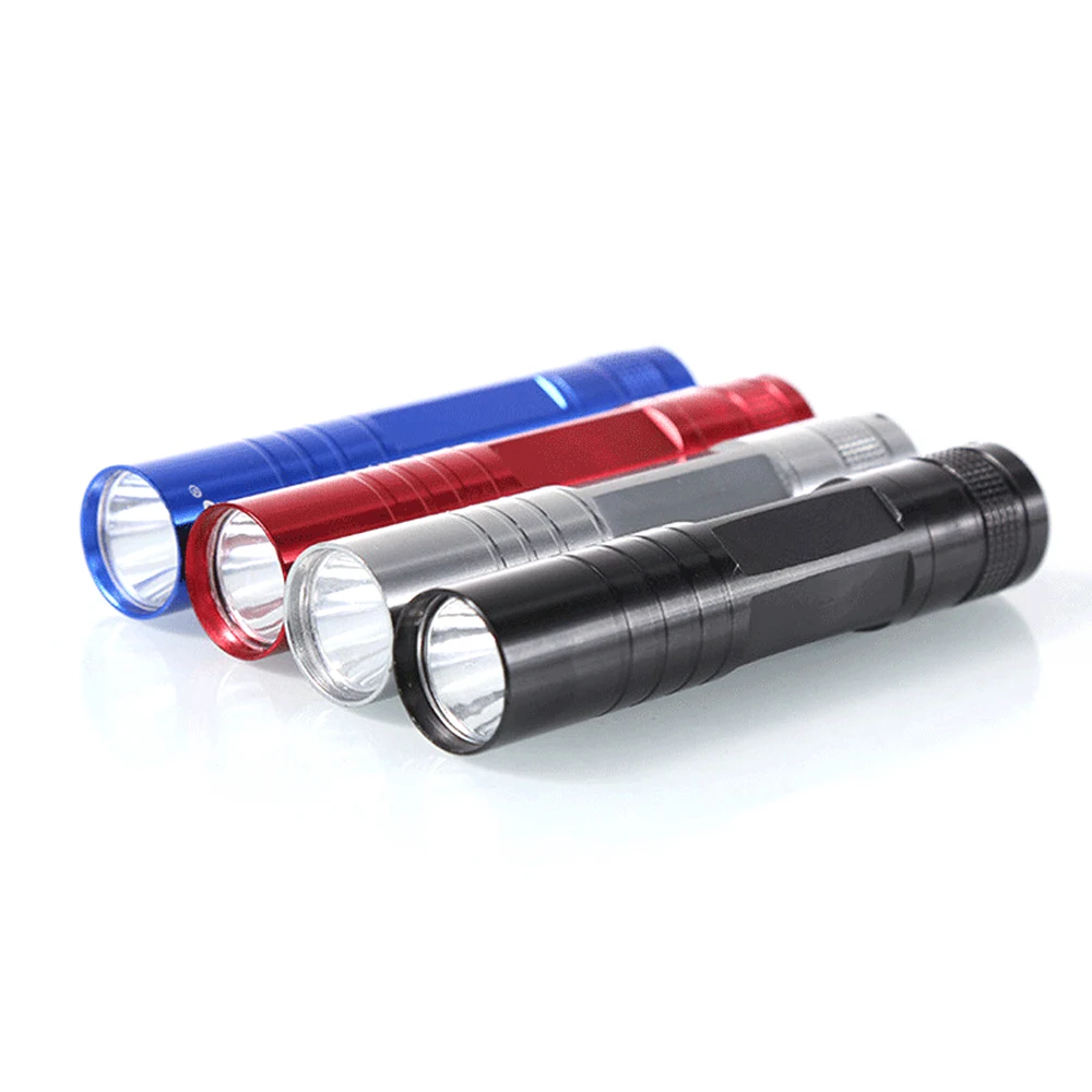 AA battery mini portable LED flashlight electric torch 1
