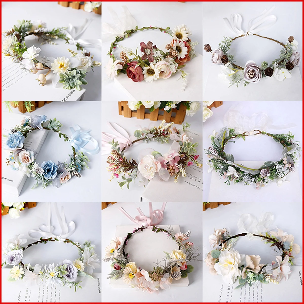 High Quality Standard Handmade Flower Crown 1