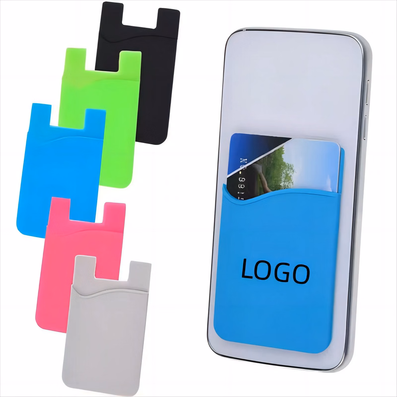 Silicone Cell Phone Card Holder