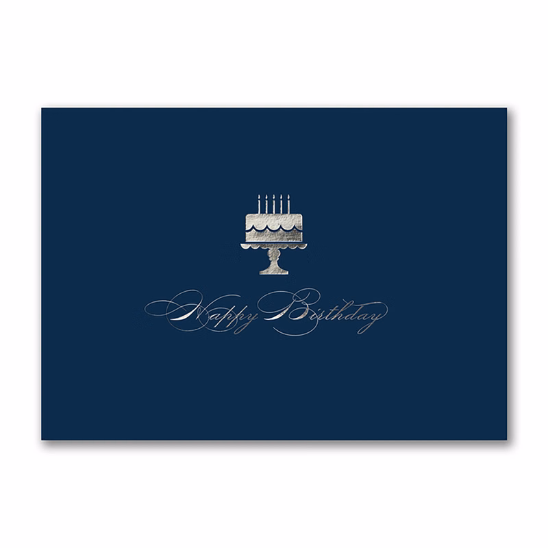 Sterling Cake Birthday Card