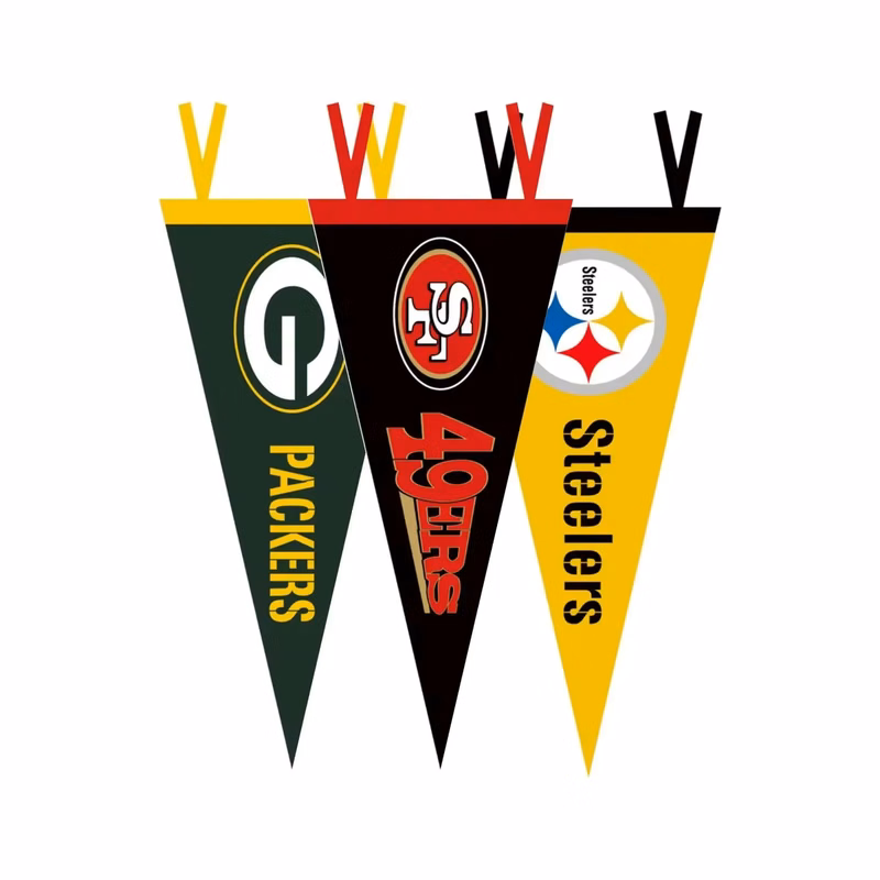 Personalized Custom Pennants Name Banner Flag Wall Hanging