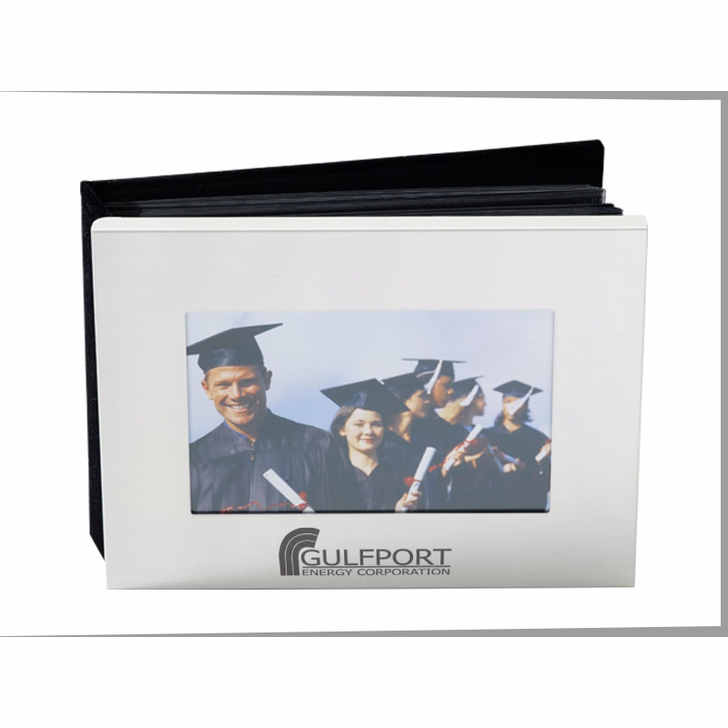 Brushed Aluminum Photo Album