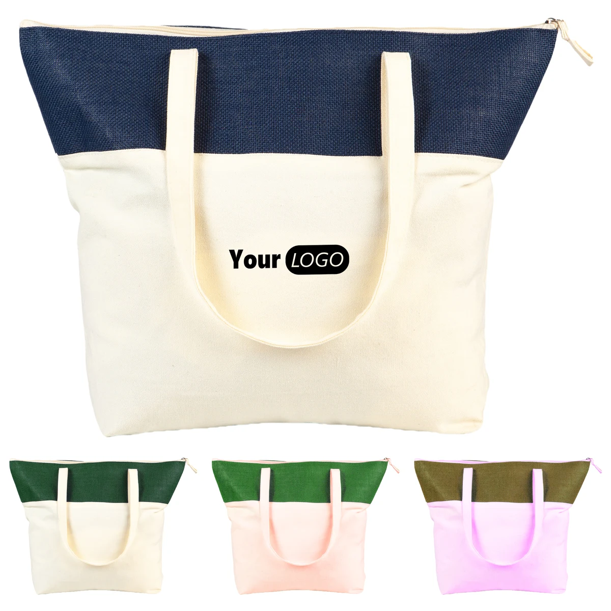 Canvas Colorful Spliced Student Shoulder Bag 1