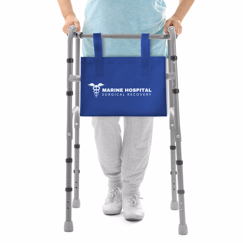 Recyclable Healthcare Walker / Hospital Rail Promotional Tote