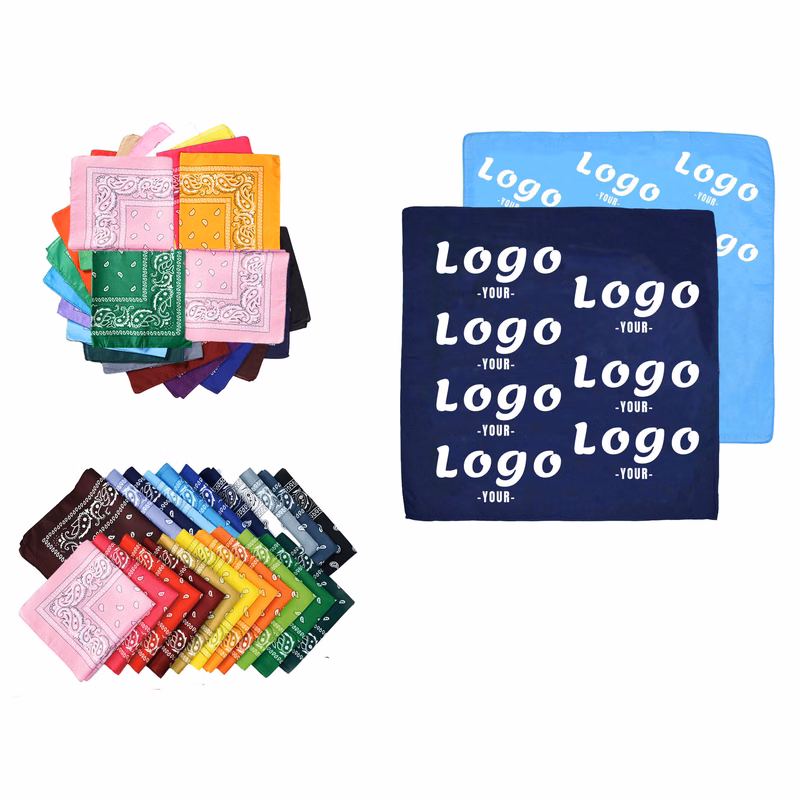 Multi-Purpose Customized Polyester Square Towel
