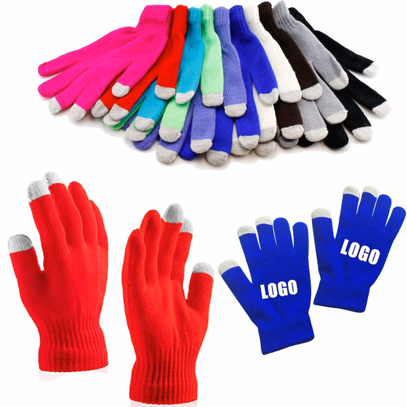 Acrylic 3 Fingers Touch Screen Gloves