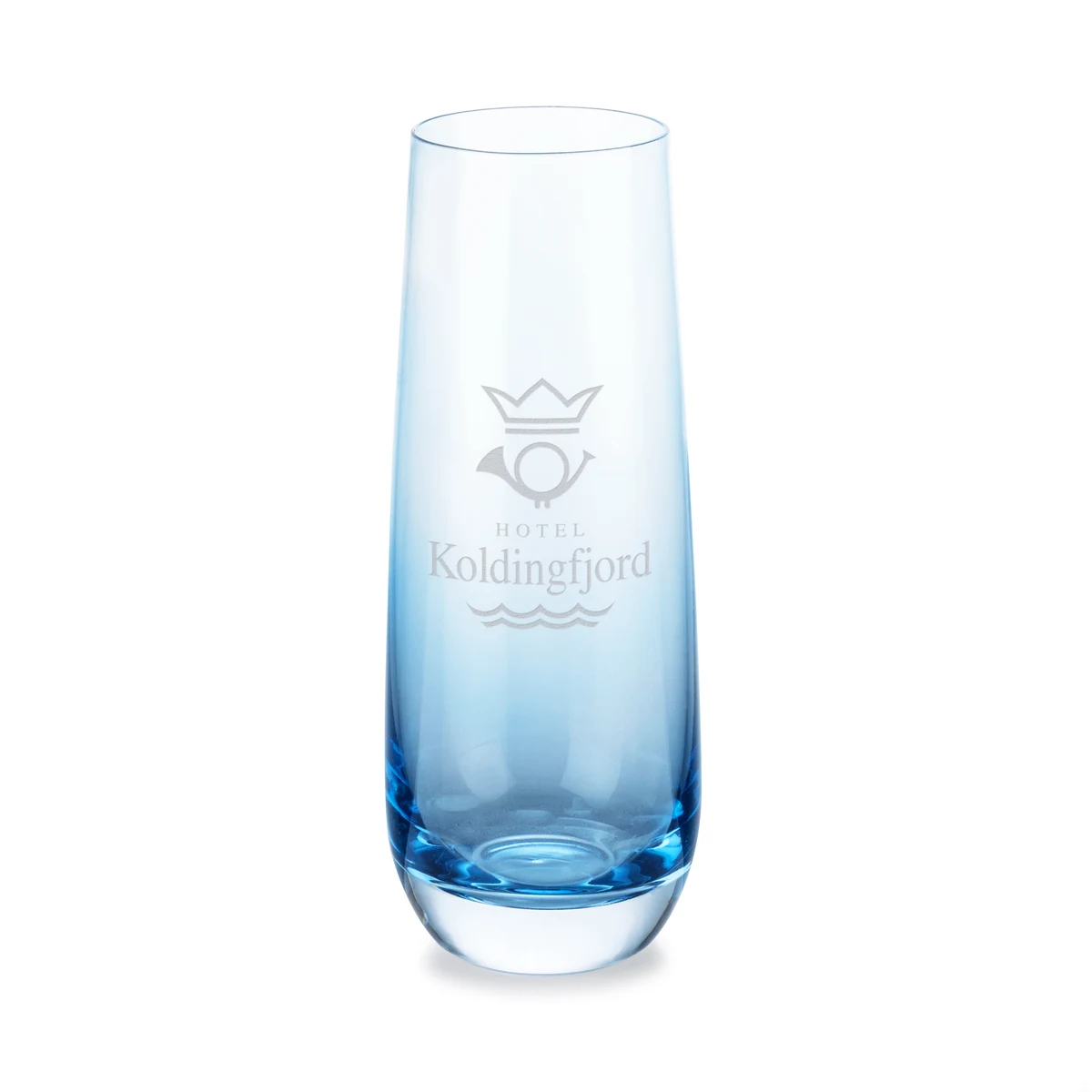 Soudan Stemless Flute Blue - Deep Etch 1