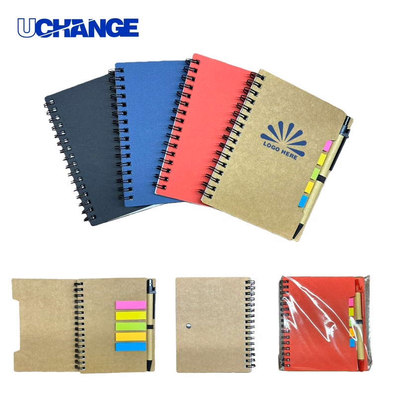 A6 Notebook Journal with Pen and Sticky Note